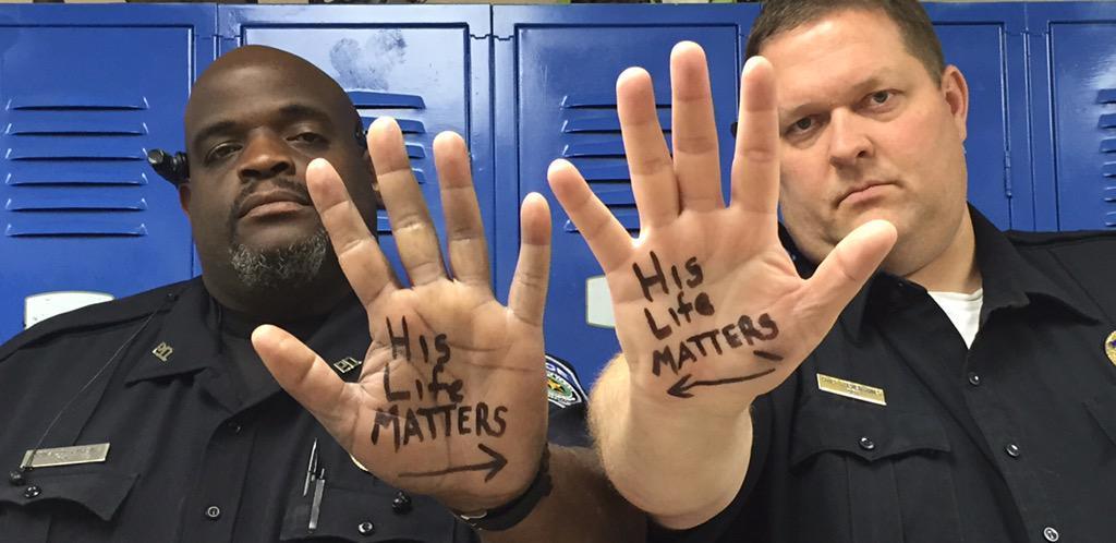 Cop behind &#39;His Life Matters&#39; viral photo speaks out - Orlando Sentinel