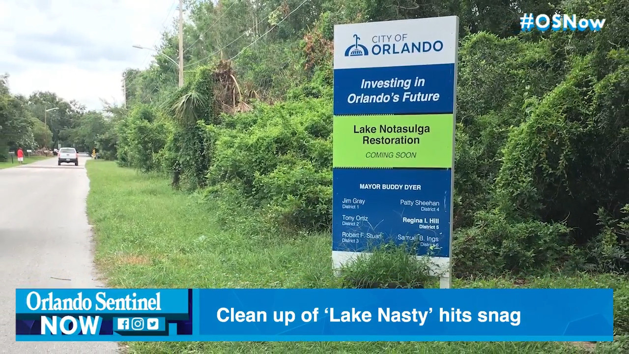 Cleanup Of Lake Nasty Hits Snag As Orlando Prepares To Award Bid To New Company Orlando Sentinel