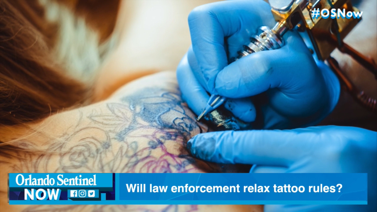 Tattooed cops are OK - to a point – Orlando Sentinel