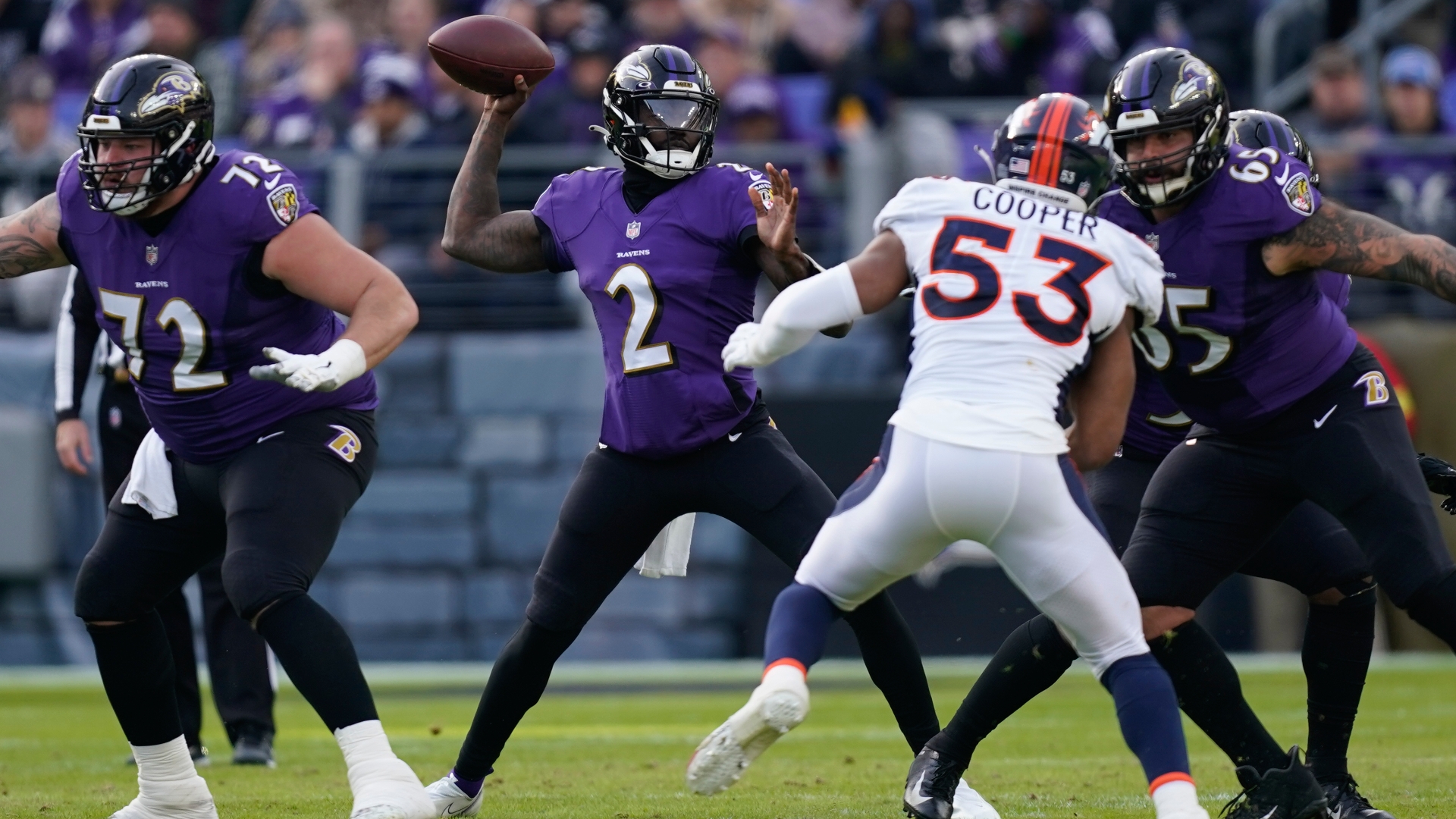 Mike Preston: With QB Lamar Jackson injured, backup Tyler Huntley showed he  can lead the Ravens